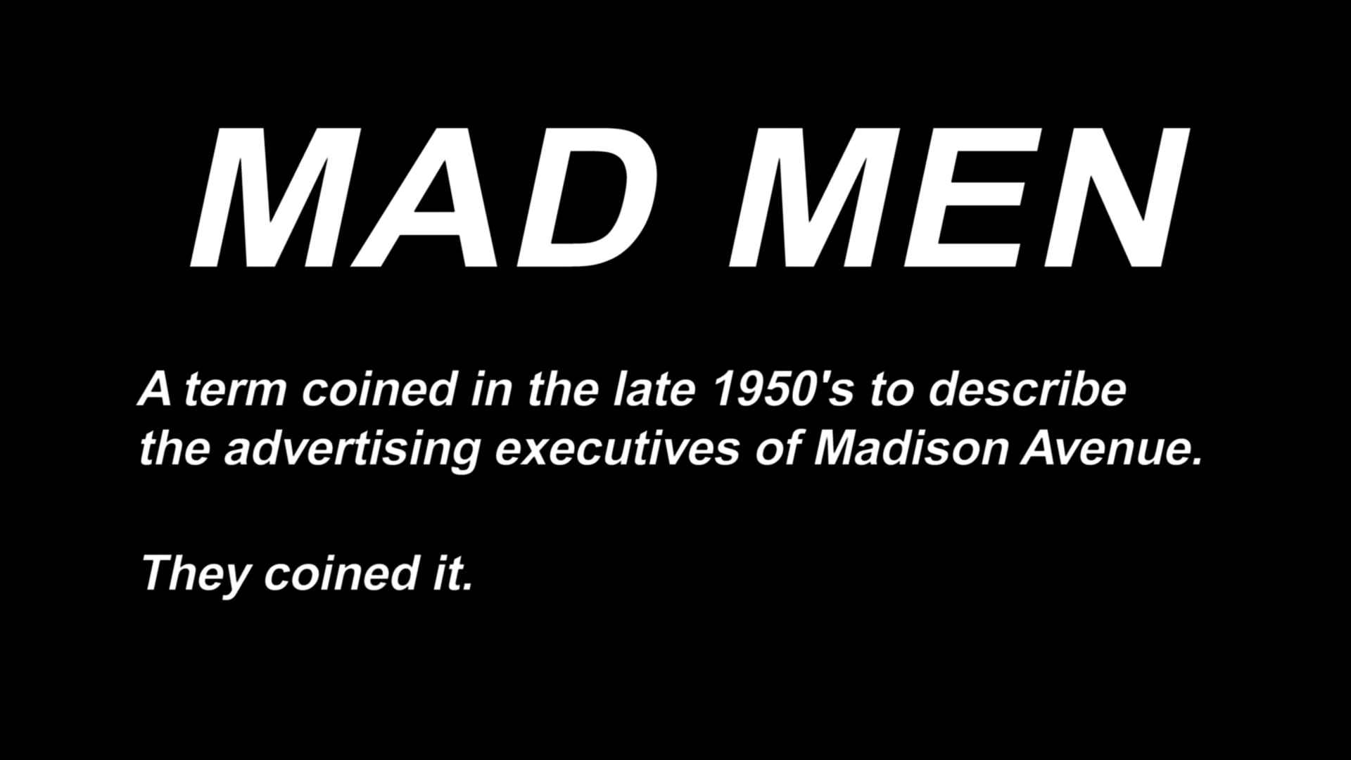نقد سریال مد من (Mad Men)